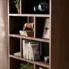 sweeek - Asymmetrisches Bücherregal im Holzlook 5 Ebenen 10 Produktbild-Vorschau 5
