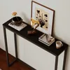 Table d'appoint noire, console d'entrée, spacieuse, haute, Voir les images du produit 3