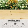 Outsunny Hochbeet mit Rankgitter Holz Blumenkasten mit 3 Produktbild-Vorschau 8