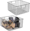 mDesign Allzweckkorb Drahtkorb Gitterbox Organizer Regal Produktbild-Vorschau 8