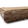 Vassoio decorativo in legno con corteccia, rettangolare, Anteprima dell’immagine prodotto 3