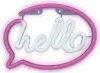 Forever Light Neon LED-Leuchte HELLO pink/weiß – FLNE15 Produktbild-Vorschau 5