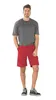 Planam Shorts Highline Gr. 2XL rot/schiefer/schwarz Produktbild-Vorschau 3