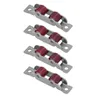 4Set Push Pull Window Pulley so skrutkami Dvojité koleso Náhľad obrázku produktu 3