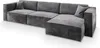 A sectional sofa in a studio setting. Produktbild-Vorschau