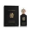 A black perfume box and a black perfume bottle with a gold crown-shaped cap, both featuring gold branding, are displayed against a white background. Produktbild-Vorschau