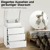 OYAJIA Nachttisch Hochglanz Nachtschrank mit 3 Produktbild-Vorschau 8
