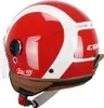 Kask Jet CGM 191G PIX SPRINT czerwono-biały długi daszek Podgląd zdjęcia produktu 3