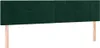 vidaXL LED Kopfteil Dunkelgrün 160x5x78/88 cm Samt Produktbild-Vorschau 4