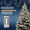 MONZANA® 200 LED Lichterkette 20m Weihnachtsbaum Außen Produktbild-Vorschau 1