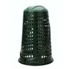 Poubelle de jardin - Vario - D 56 x H 88 cm - Noir et vert Voir les images du produit 2