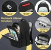 Delgeo Reise Laptop Rucksack für Männer, wasserdichtes Produktbild-Vorschau 4