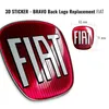 Fiat autocollant voiture 3D pièce détachée logo pour Bravo Voir les images du produit 3