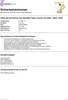A document with safety instructions and manufacturer details for a product. Anteprima dell’immagine prodotto