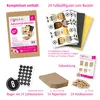 Basteladventskalender Fußball gelb schwarz zum Produktbild-Vorschau 2