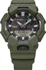 A green G-Shock watch is shown from the front against a white background. Produktbild-Vorschau