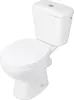 Differnz WC-Kombination Set WC Tiefspüler mit Spülrand weiß Produktbild-Vorschau 1