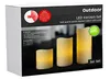 1.09 Set van 3 LED-kaarsen voor buiten, met timerfunctie Productafbeelding-voorbeeld 7