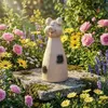 Gartenfigur Schwein - Zaunhocker aus Terrakotta - Tierfigur Produktbild-Vorschau 3