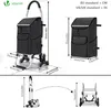 VOUNOT® Chariot de courses en aluminium pour escaliers, Voir les images du produit 6