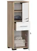 3xEliving KORALIA D2SZ1 Vysoká skrinka do kúpeľne vo farbe Náhľad obrázku produktu 2