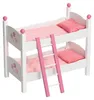 Lit superposéPolyuréthanebois wss.,tissu rose Voir les images du produit 4