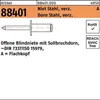 Blindniete R 88401 FLAKO 5x8 Niet Stahl verz./Dorn Stahl Produktbild-Vorschau 1