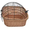 vidaXL Fahrradkorb Vorne mit Deckel 50x45x35 cm Natur Weide Produktbild-Vorschau 10