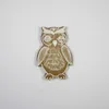 Hibou en acier inoxydable 62x42mm CZ Voir les images du produit 6