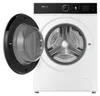 Hisense WD5I1045BWQ, Přední plnění, Stojací, Bílá, Levý, Náhled obrázku produktu 7