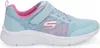 Skechers Microspec Plus Swirl Sweet Aqua Synthetic/Pink Produktbild-Vorschau 1