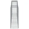 Gabionen mit Hochbogen 10 Stk 400x50x120/140cm Verzinktes Produktbild-Vorschau 5