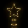vidaXL LED-Weihnachtsbaum Kegelform Warmweiß 3000 LEDs Produktbild-Vorschau 5
