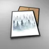 Gerahmtes Poster - Schwarzer Rahmen - Bäume Wald Natur - Produktbild-Vorschau 3