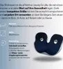 Product information and image of an ergonomic seat cushion. Produktbild-Vorschau