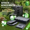 DEUBA® Komposter 800L 135x72x83cm witterungsbeständig Produktbild-Vorschau 3