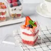 Dessertbecher aus Kunststoff mit Deckel und Löffeln, 150 Produktbild-Vorschau 5