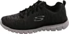 A side view of a black and gray Skechers shoe. Anteprima dell’immagine prodotto