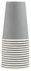 PROnappe Einweg-Kaffeebecher grau 200 ml Produktbild-Vorschau 1