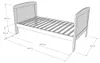 Babybett Kinderbett 70x140 cm mit Matratze & Schublade Produktbild-Vorschau 9