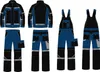 Arbeitshose Bundhose Warnschutzhose Multifunktion Hose blau Produktbild-Vorschau 7