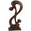 Figura di legno Scultura Figura astratta di legno Statua Anteprima dell’immagine prodotto 6