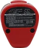 The back of a red battery pack with text and logos. Náhled obrázku produktu