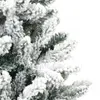 vidaXL Künstlicher Weihnachtsbaum Klappbar Beschneit 150 cm Produktbild-Vorschau 5