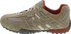Side view of a beige Geox sneaker with orange accents. Produktbild-Vorschau