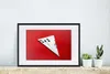MuchoWow® Gerahmtes Poster Karten unter roter Fläche 60x40 Produktbild-Vorschau 4