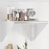 vidaXL Wandregal 50x45x31 cm Silbern Edelstahl Produktbild-Vorschau 2
