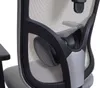 A close-up view of the back of an ergonomic office chair, focusing on the lumbar support and mesh back. Náhľad obrázku produktu