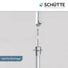 KARIBIK Stangenbrause-Set, Chrom/Hellgrau, oval Produktbild-Vorschau 5