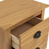 vidaXL Tables de nuit Hill 2 pcs. 46x35x49,5 cm pin massif Voir les images du produit 13